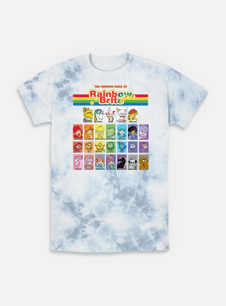 Rainbow Brite Table Of Color Tie-Dye T-Shirt