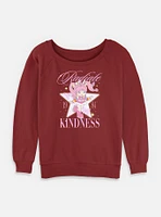 Rainbow Brite Tickled Pink Womens Slouchy Sweatshirt