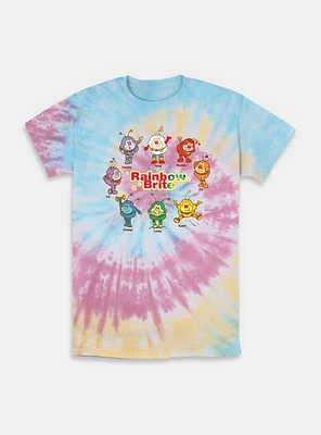 Rainbow Brite Sprites Textbook Tie-Dye T-Shirt