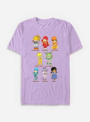 Rainbow Brite Textbook Friends Garment Dye T-Shirt