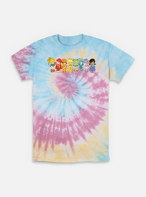 Rainbow Brite Line Up Tie-Dye T-Shirt
