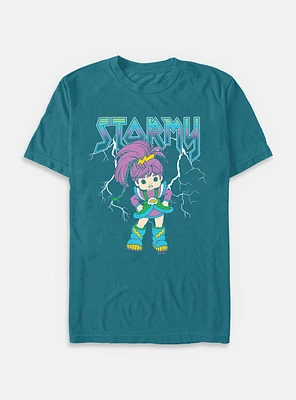 Rainbow Brite Metal Stormy Garment Dye T-Shirt