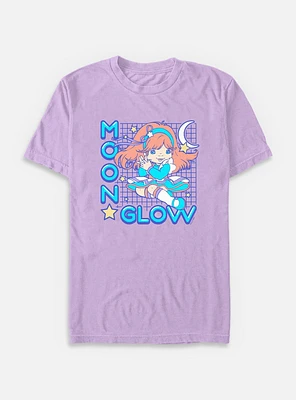 Rainbow Brite Kawaii Moon Glow Garment Dye T-Shirt