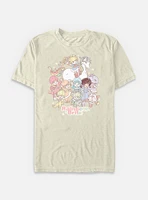 Rainbow Brite Pastel Party Garment Dye T-Shirt
