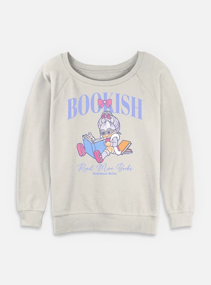 Rainbow Brite Read More Books Womens Slouchy Sweatshirt