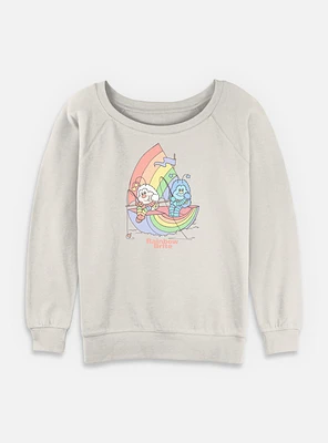 Rainbow Brite Twink Friend Womens Slouchy Sweatshirt