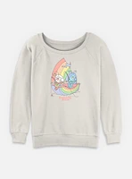 Rainbow Brite Twink Friend Womens Slouchy Sweatshirt