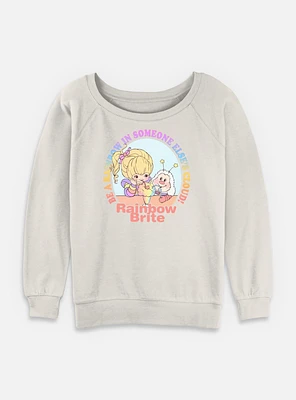 Rainbow Brite Be A Friends Womens Slouchy Sweatshirt