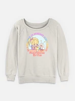 Rainbow Brite Be A Friends Womens Slouchy Sweatshirt
