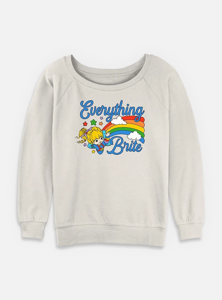 Rainbow Brite Everything Womens Slouchy Sweatshirt