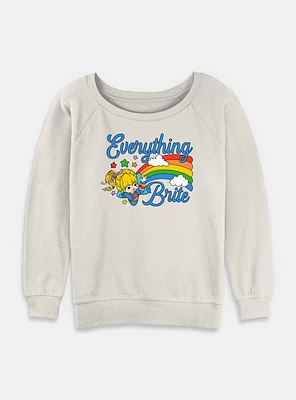 Rainbow Brite Everything Womens Slouchy Sweatshirt