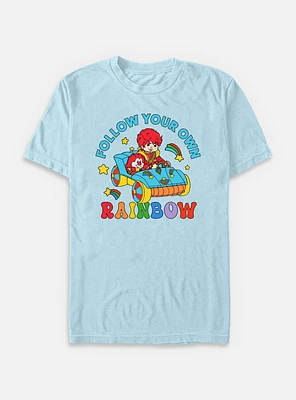 Rainbow Brite Follow Your Own Garment Dye T-Shirt