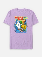 Rainbow Brite Bringing Happy Back Garment Dye T-Shirt