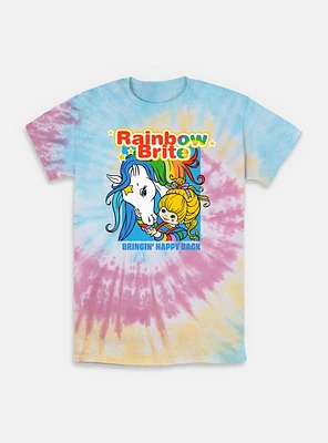 Rainbow Brite Bringing Happy Back Tie-Dye T-Shirt