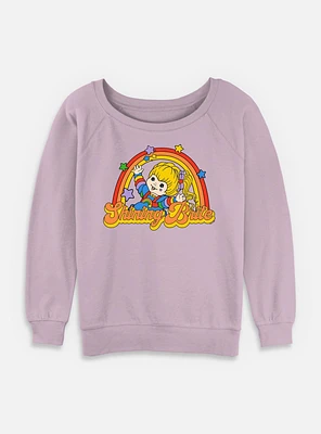 Rainbow Brite Shining Womens Slouchy Sweatshirt