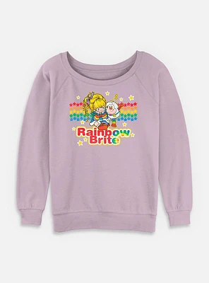 Rainbow Brite Vintage Pals Womens Slouchy Sweatshirt