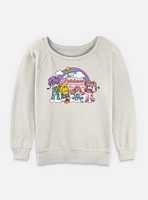 Rainbow Brite Rainbows And Friendship Womens Slouchy Sweatshirt