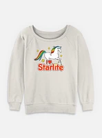 Rainbow Brite I Love Starlite Womens Slouchy Sweatshirt