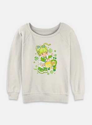 Rainbow Brite Pattys Day Womens Slouchy Sweatshirt