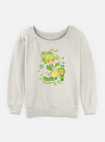 Rainbow Brite Pattys Day Womens Slouchy Sweatshirt