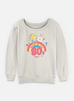 Rainbow Brite Made Pastel Womens Slouchy Sweatshirt