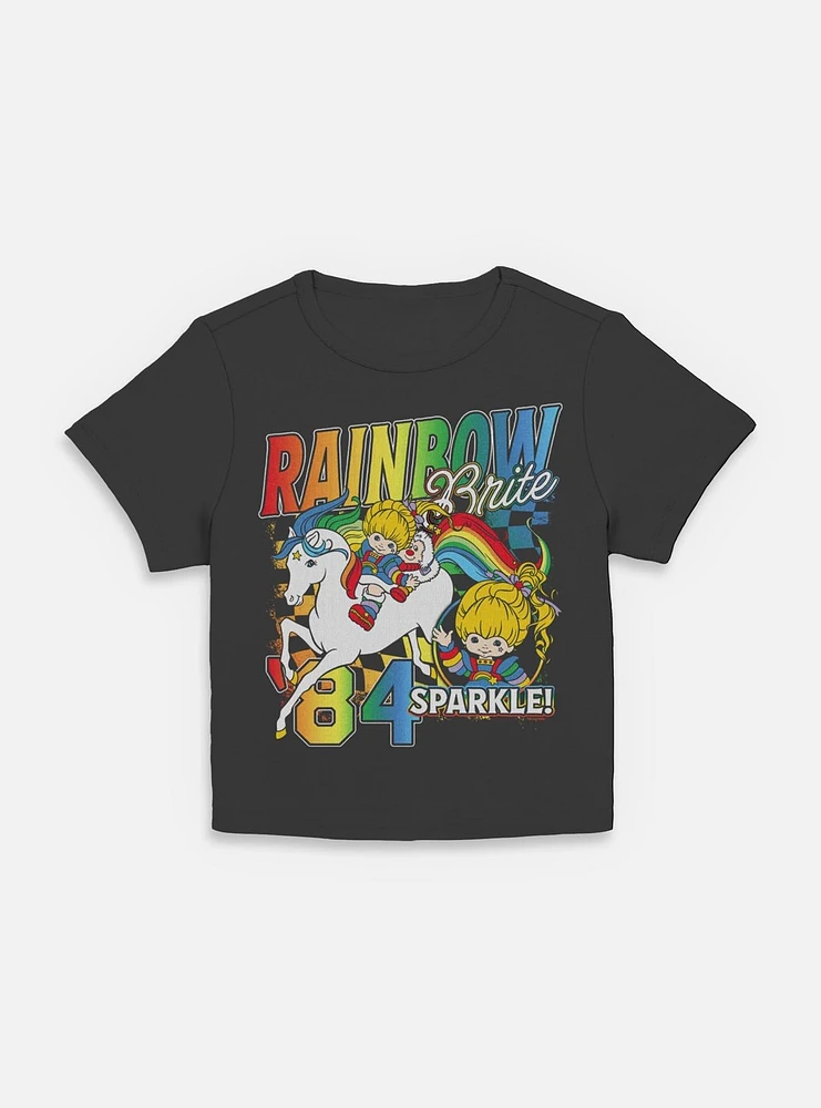 Rainbow Brite Racer Women Baby T-Shirt