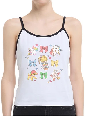 Rainbow Brite Cutie Bow Grid Womens Cami