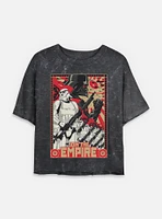 Star Wars Join The Empire Mineral Wash Womens Crop T-Shirt