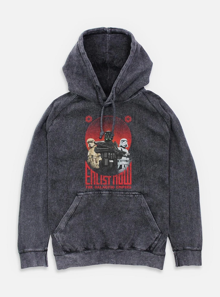 Star Wars Enlist Now Mineral Wash Hoodie