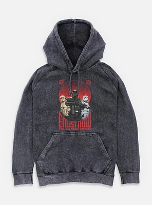 Star Wars Enlist Now Mineral Wash Hoodie