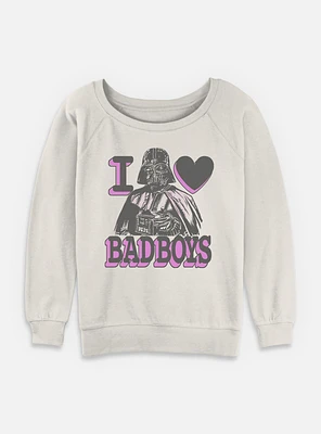 Star Wars Bad Love Womens Slouchy Sweatshirt