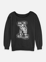 Star Wars Join The Rebels Womens Slouchy Sweatshirt