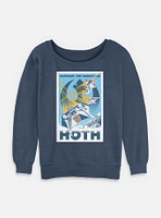 Star Wars Rebellion Support Womens Slouchy Sweatshirt