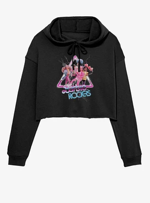 Barbie And The Rockers Girls Crop Hoodie