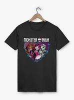 Monster High Stitched Heart Group Pose T-Shirt