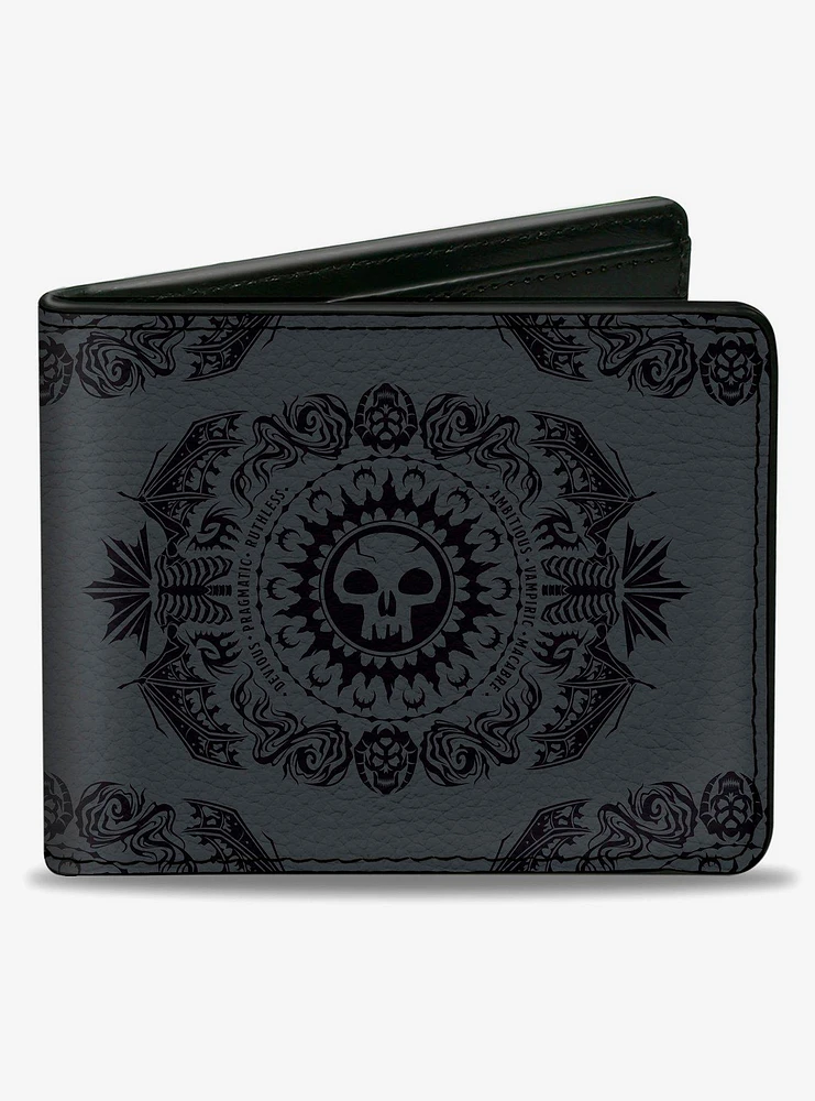 Magic: The Gathering Planeswalker Swamp Mana Traits Bifold Wallet