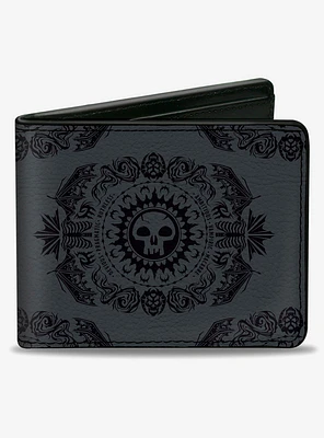 Magic: The Gathering Planeswalker Swamp Mana Traits Bifold Wallet