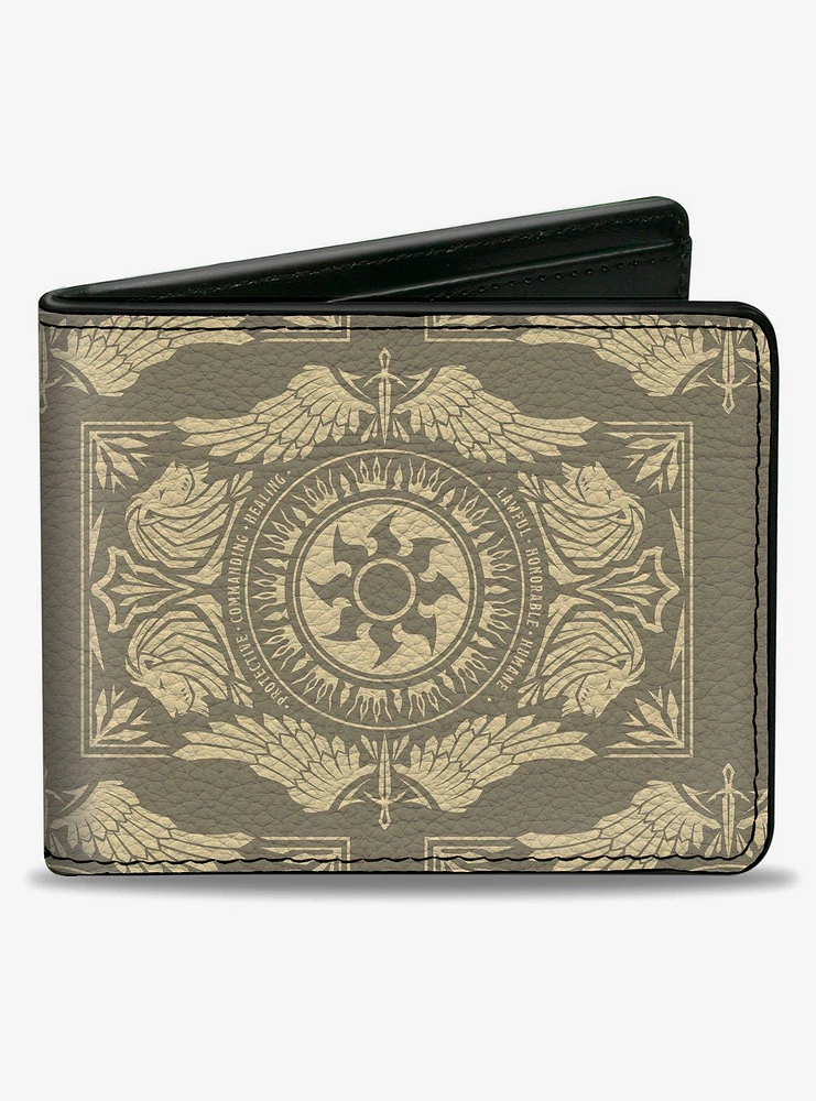 Magic: The Gathering Planeswalker Plains Mana Traits Bifold Wallet