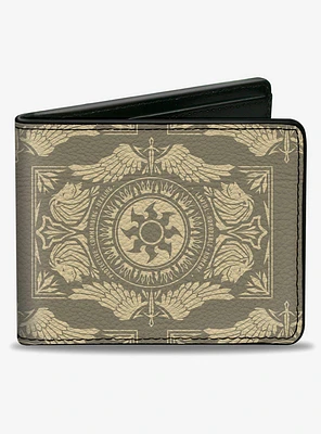 Magic: The Gathering Planeswalker Plains Mana Traits Bifold Wallet