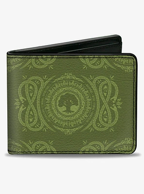 Magic: The Gathering Planeswalker Forest Mana Traits Bifold Wallet