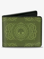 Magic: The Gathering Planeswalker Forest Mana Traits Bifold Wallet