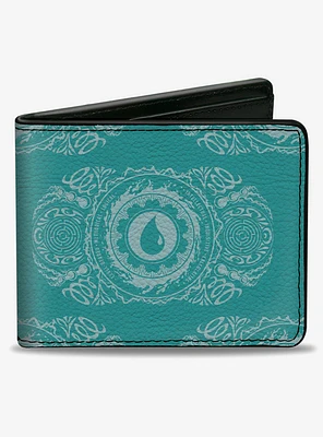 Magic: The Gathering Planeswalker Island Mana Traits Bifold Wallet