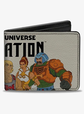 Masters of the Universe Revelation Group and Logo Bifold Wallet