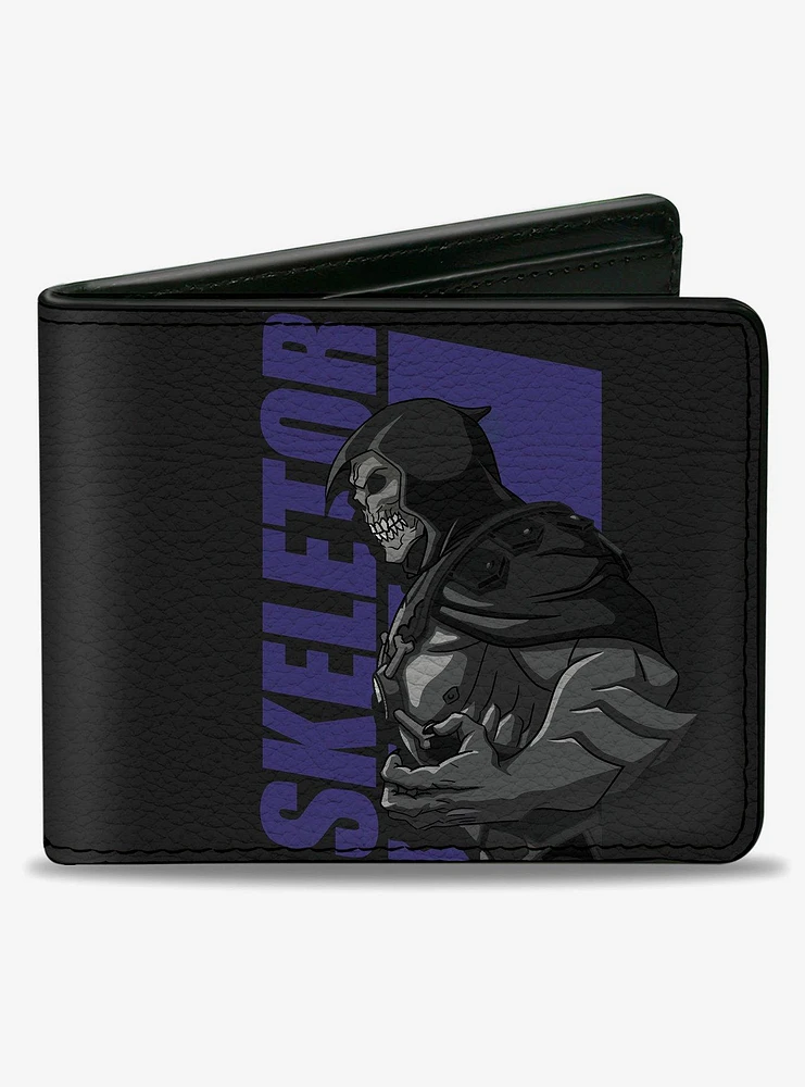 Masters of the Universe He-Man and Skeletor Text Poses Bifold Wallet