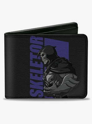 Masters of the Universe He-Man and Skeletor Text Poses Bifold Wallet