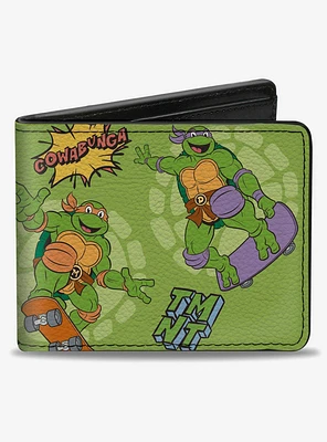 Teenage Mutant Ninja Turtles Cowabunga Skateboarding Bifold Wallet