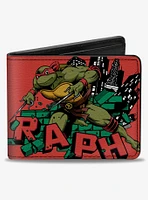 Teenage Mutant Ninja Turtles Raph Action Pose Bifold Wallet