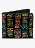 Teenage Mutant Ninja Turtles Allies and Villains Poses Bifold Wallet