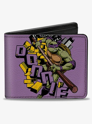 Teenage Mutant Ninja Turtles Donnie Action Pose Bifold Wallet