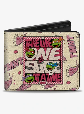 Teenage Mutant Ninja Turtles Take Life One Slice At A Time Bifold Wallet
